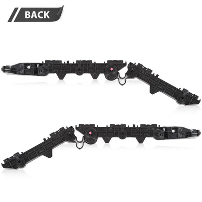 G-PLUS Rear Left & Right Side 1pair Bumper Brackets Compatible with 2019-2021 Toyota RAV4 521550R070, 521560R070, TO1143129, TO1142129
