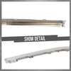G-PLUS Front Center Bumper Trim Compatible with Benz C300 2015-2018 For Models With AMG Styling Package, Without Night Package 2058851574, MB1044111 Silver