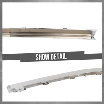 G-PLUS Front Center Bumper Trim Compatible with Benz C300 2015-2018 For Models With AMG Styling Package, Without Night Package 2058851574, MB1044111 Silver