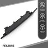 G-PLUS Rear Bumper Reinforcement Bumper Face Bar Retainer Bracket Brace Mounting Compatible with Jeep Cherokee 2014-2018,Fit For Models With Single Exhaust