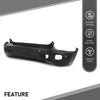 G-PLUS Rear Bumper Cover Compatible with Jeep Renegade 2015-2023, Fit Models w/Park Assist Sensor Holes Only, CH1100A16, 187-01718E, Primed Black