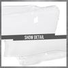 G-PLUS Headlight Lens Cover Compatible with BMW X3 F25 2014-2017 Left Side Front Headlamp Lens Cover Clear