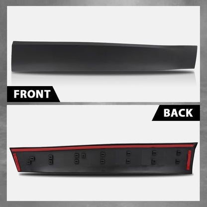 G-PLUS Front Passenger Side Door Molding Compatible with Jeep Cherokee 2014-2018 Black 6VX66RXFAC