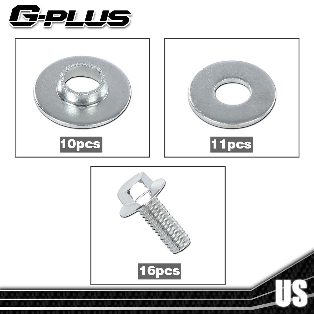 G-PLUS Body Bolt Kit plastic fender Compatible with Yamaha YZF 250 450 YZ250F 450FYZ250F YZ450F