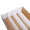 G-PLUS Trading Card Storage Box 3200 Count White Corrugated Cardboard Box Versatile Card Storage Box (Card not included)