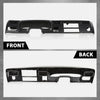 G-PLUS Dash Bezel Radio Cluster Trim Panel 4x4 Black Compatible with Ford F250 F350 Super Duty 1999-2004 with Hole