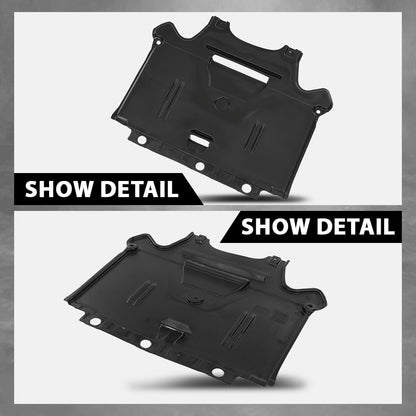 G-PLUS Lower Engine Splash Shield Under Cover Rear Section Compatible with Audi A4 Q5 2009-2016 8K1863822J, AU1228120