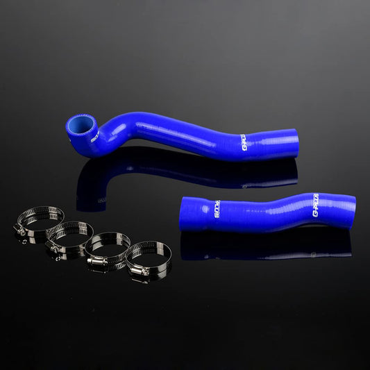 G-PLUS Silicone Radiator Coolant Pipe Hose Kit Clamps Compatible With 1999-2006 BMW E46 M3 330/328/325 6cy (Blue)
