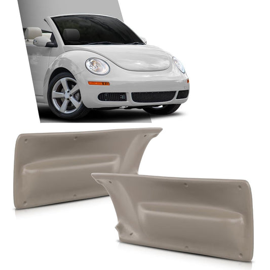 G-PLUS Door Panel Insert Beige Compatible with Volkswagen New Beetle 2003-2010, Not Fit for hatchback, Only Fit for Beetle Convertibles
