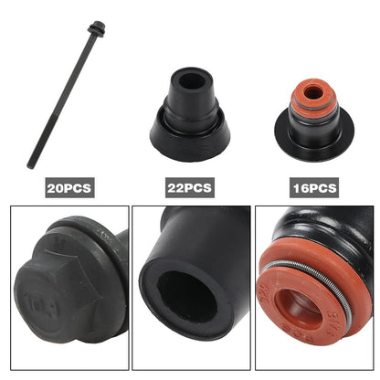 G-PLUS Head Gasket Set Bolts Compatible with Ford E150 Econoline Club Wagon/E150 Econoline 1999,Fit Ford Expedition 1997-1998/Fit Ford F150 F250 1997-1999 4.6L 281CID V8 HS9790PT-8 ES72798