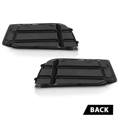 G-PLUS Pair Front Bumper Fog Light Cover Lamp Bezel Grill Compatible with Audi A3 Sedan 2017-2020 2PCS