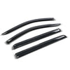 G-PLUS Out-Channel Window Visor Deflectors Rain Guards Fit Chevy Silverado & GMC Sierra 1500 Crew Cab Only 2019-2026 | Window Friendly | Heat-Resistant No Warp | One-Warranty | Smoky