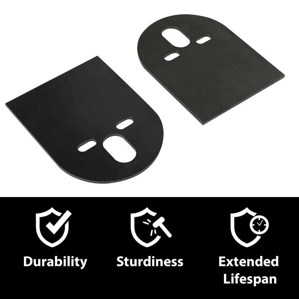 G-PLUS 2500lb 2600lb Steel Upper D Plate Mounting Brackets Air Bag Suspension Pair