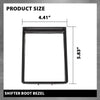 G-PLUS Shifter Boot Bezel Compatible with Jeep Cherokees 1984-1994 Fit Jeep Wrangler 1997-2004