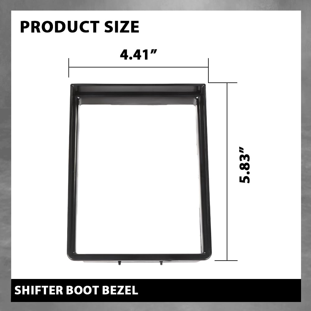 G-PLUS Shifter Boot Bezel Compatible with Jeep Cherokees 1984-1994 Fit Jeep Wrangler 1997-2004
