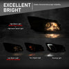G-PLUS LED Right Side Headlight Assembly Front Headlamp Compatible with Buick Regal 2009-2012 20990314, 22934024 Clear Lens Black Housing Amber Reflector