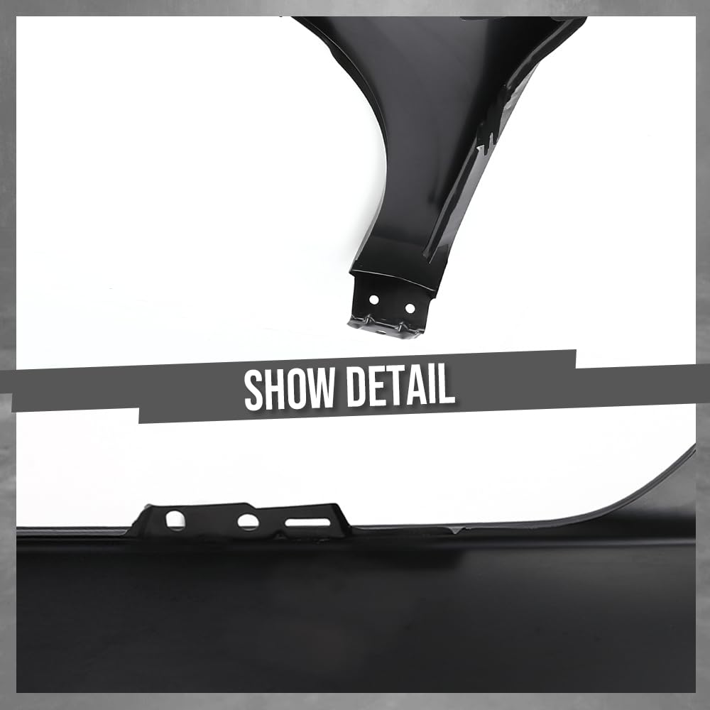 G-PLUS Front Fender Passenger Right Side Compatible with Cadillac XTS 2013-2017 Fit XTS Vsport Platinum 2014-2017 Fit Cadillac XTS Vsport Premium 2014-2016 23149538, GM1241379 Black