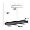 G-PLUS RV Propane Tank Mounting Kit Fit for Rv 20lb 30lb Lp Tanks Camper Travel Trailer Propane Tank Holder Dual RV Propane Tank Black