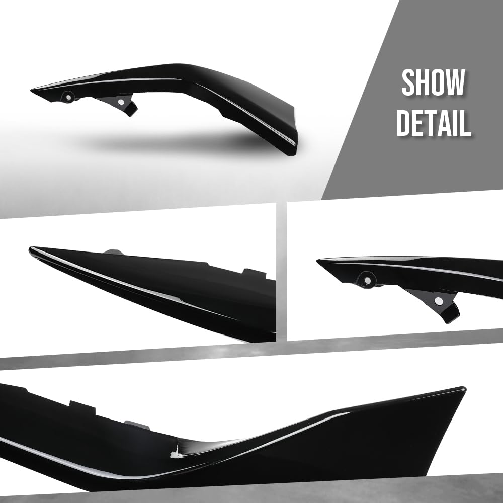 G-PLUS Front Lower Left Side Bumper Molding Trim Compatible with Toyota Camry SE 2025 TO1046135, 52713AQ040 Glossy Black