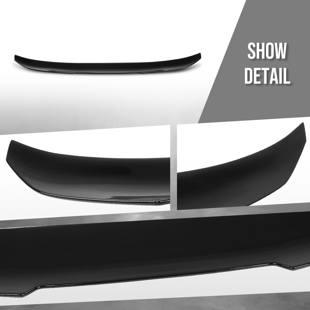 G-PLUS Rear Trunk Spoiler Wing Compatible with BMW G30 5 Series 4 Door Sedan 2017-2023 Fit BMW F90 M5 2018-2023 Trunk Spoiler Wing Glossy Black