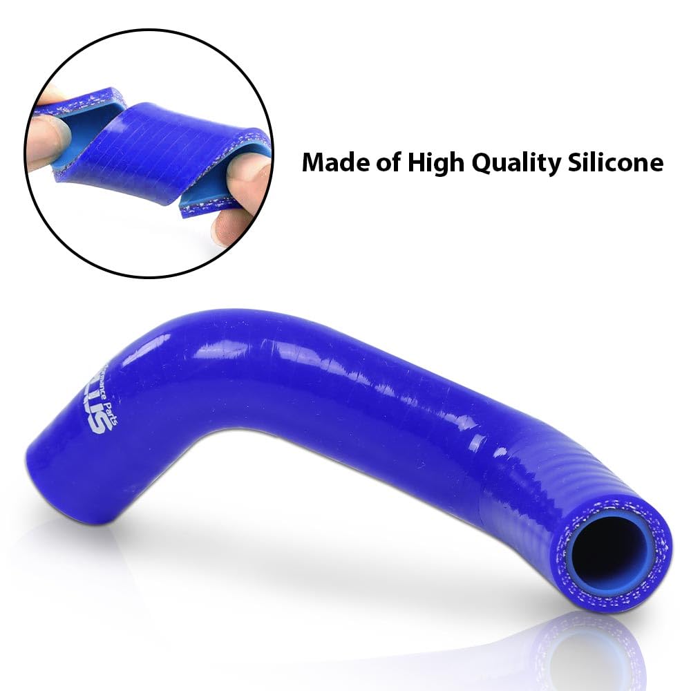 G-PLUS Silicone Radiator Hose Kit Compatible with Honda/Acura Integra DC4 DB7 RS LS GS SE with B18B1 Engine 1994-2001 Blue