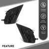 G-PLUS Front Bumper Grille Vent Insert Outer Fog Light Hole Cover Pair Compatible with LX NX300 Base/F Sport/Luxury 2018-2021 LX1038135, LX1039135, 5314278090 Gloss Black