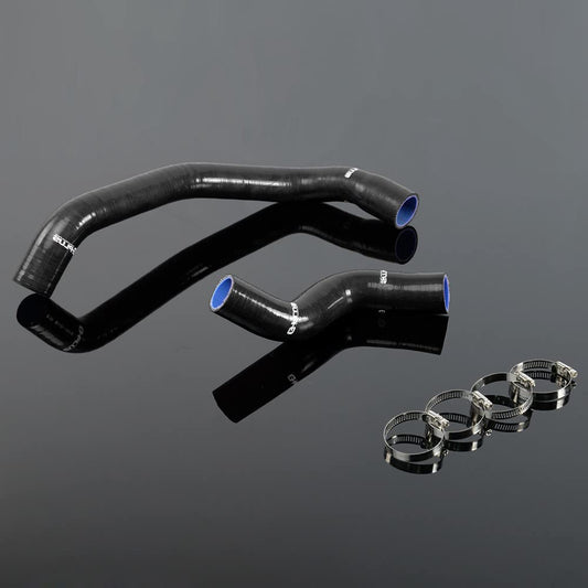 G-PLUS Silicone Heater Hose Kit Compatible With Nissan Skyline GTR R33 R34 RB26DET,Black