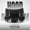G-PLUS Front Hood Panel Compatible with Chrysler 300 2015 2016 2017 2018 2019 2020 2021 2022 2023 Black