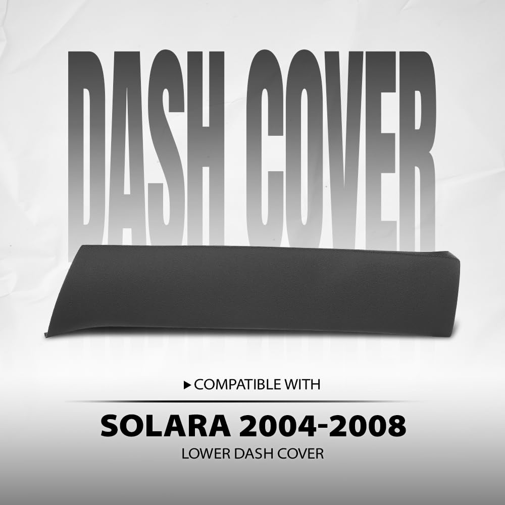 G-PLUS Dash Cover Skin Dash Cover Overlay Skin Compatible with Toyota Solara 2004 2005 2006 2007 2008 Black