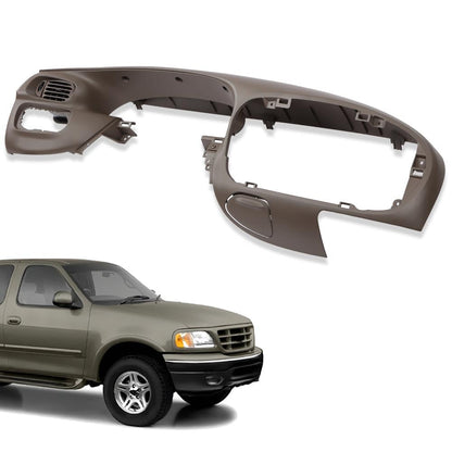 G-PLUS Dash Pad Bezel Compatible with Ford F150/ Expedition 1997 1998 1999 2000 2001 2002 2003 Dash Trim Bezel (Matte Brown)