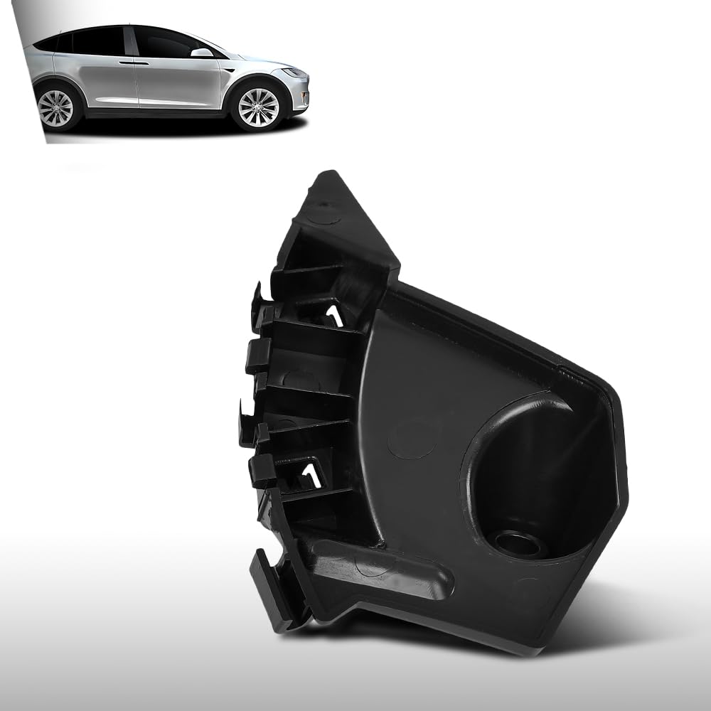G-PLUS Bumper Bracket Front Passenger Right Side Compatible with Tesla Model X 90D 2016-2017, Fit Model X (submodel: 100D, 75D, P100D) 2018 104709300H Black