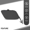 G-PLUS Right Front Tow Hook Hole Cover Cap, Compatible with Audi Q7 2017 2018 2019, Passenger Side, 4M0807241B4W3