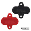 G-PLUS Red Black Junction Block Power Post Insulated Terminal Stud Battery 5/16" Ring 2Pcs Battery Post