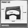 G-PLUS Dash Bezel Trim Instrument Cluster Cover Panel Compatible with Ford F150 2004-2008/Fit Lariat models Black