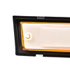 G-PLUS Pair Front Side Marker Lights Assembly Compatible With Chevy Blazer 1981-1991 /GMC Jimmy C/K R Pickup Side Chrome Bezel Marker Lamps Orange Lens 915557,91555
