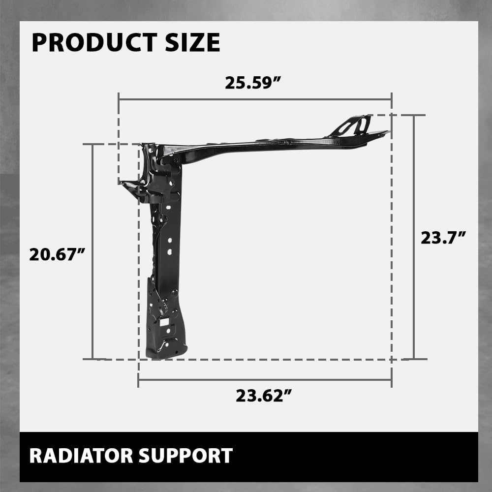 G-PLUS Radiator Support Core Driver Left Side Compatible with Toyota Camry 2018-2024 5320306270, TO1225456