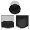 G-PLUS 4pcs Chrome Wheel Center Cap Fit for 3 1/4", 3.25" Trailer Rims Center Bore Light Scratch [Center Bore Dimensions: 3.25", 3 1/4" & Overall Cap Tall: 3.40" & Center Decal: 1.75"]