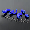 G-PLUS Silicone Boost Turbo Hose Kit Clamps Compatible With Volvo 850 T-5/T-5R S70/V70 T5 2.3L Blue