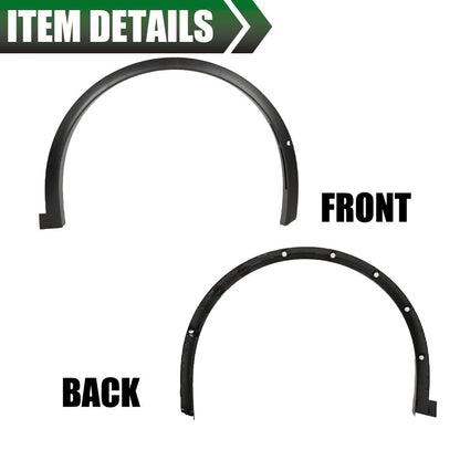 G-PLUS Front Right Fender Flares, Compatible with Tesla Model X 2016-2021 Wheel Fender Arch Molding Trim Passenger Side