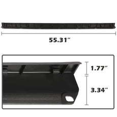 G-PLUS Tailgate Protector Molding Cap for Toyota Tacoma 2005-2015 Textured Black Side View