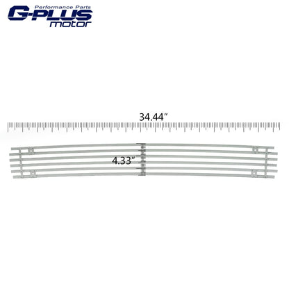 G-PLUS Front Lower Bumper Black Billet Grille Insert Compatible With 2009-2014 Nissan Maxima US Black