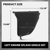 G-PLUS Engine Splash Shield Driver and Passenger Side Compatible with BMW 525i/530i Base 2004-2007,Fit BMW 545i 2004-2005,Fit BMW 525xi/530xi/550i/M5 Base 2006-2007 51717033754 51717033753