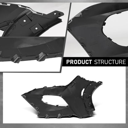 G-PLUS Front Bumper Cover Passenger Right Side Compatible with Chevy Trailblazer 2021-2022 NOT Fit RS Model 42749517, 42772012 Black