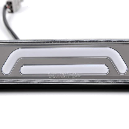 G-PLUS Rear LED Third Brake Light Compatible With 1999-2016 Ford F250 F350 F450 F550 SD Super Duty,3RD Cargo Led Tail Lamps Clear lens Chrome Housing