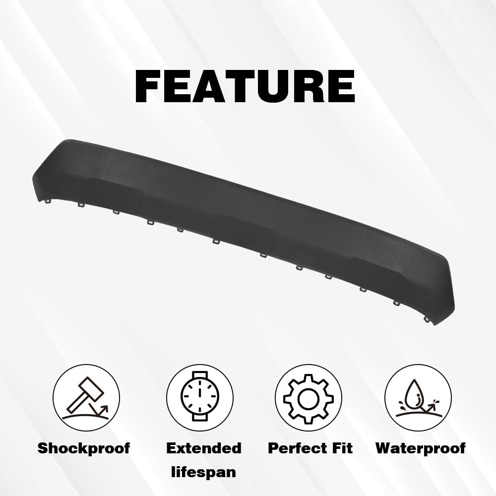 G-PLUS Rear Bumper Lower Valance Panel Compatible with Toyota RAV4 2019 2020 2021 2022 524530R060B0, TO1195120
