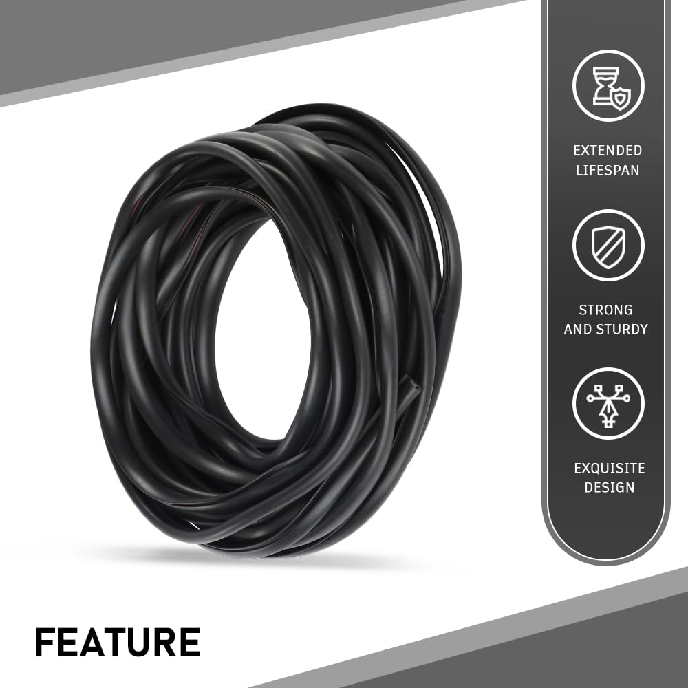 G-PLUS Fender Flare Rubber Seal 60 Feet（18.288m） Fender Flare Edge Trim, Fender Flare Gasket Universal Fit for Car and Truck Wheel Wells