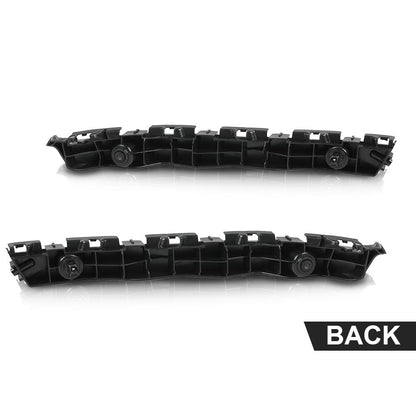 G-PLUS Front Bumper Cover Support Brackets Compatible with Toyota Sienna 2011-2020 5211508020, 5211608010, TO1043116, TO1042116 Left+Right Side Black Primed