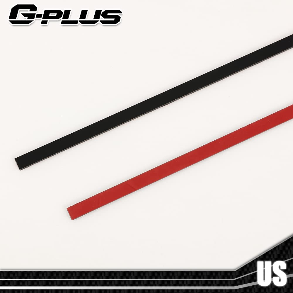 G-PLUS Exterior Pillar Moulding Trim Cladding Under Fuel Door Trim Left Driver Side Compatible with Ford Transit (Gas Engine Only) 150 250 350 2015-2019 BK3Z6129077AA, BK3Z6129077AB