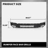 G-PLUS Front Lower Bumper Face Bar Grille, Compatible with Lincoln MKX 2016-2018, FA1Z17B968AA, A0456A0005