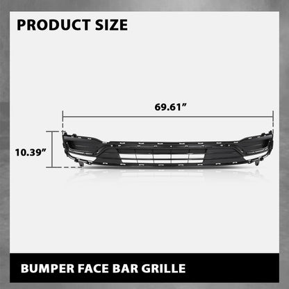 G-PLUS Front Lower Bumper Face Bar Grille, Compatible with Lincoln MKX 2016-2018, FA1Z17B968AA, A0456A0005
